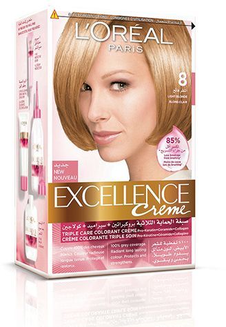 Loreal Hair Colour( 8 LIGHT BLONDE)