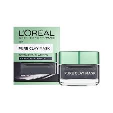 Loreal Clay Mask 50ML (BLACK)