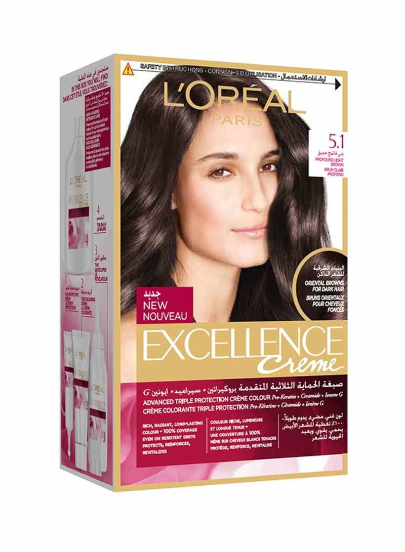 Loreal Hair Colour (5.1 PROFOUND LIGHT BROWN)