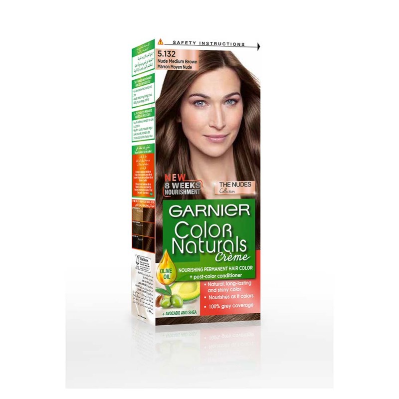 GARNIER COLOR NATURALS (5.132 NUDE MEDIUM BROWN)