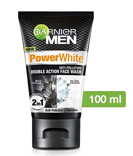GARNIER MEN POWER WHITE FACE WASH 100ML