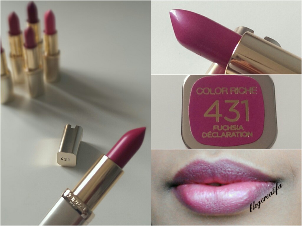 LOREAL LIPSTICK (FUSCHIA DECLARA 431)